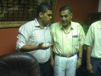 Mr.Tallat Al-Sadat and lawyer Eslam Danbel